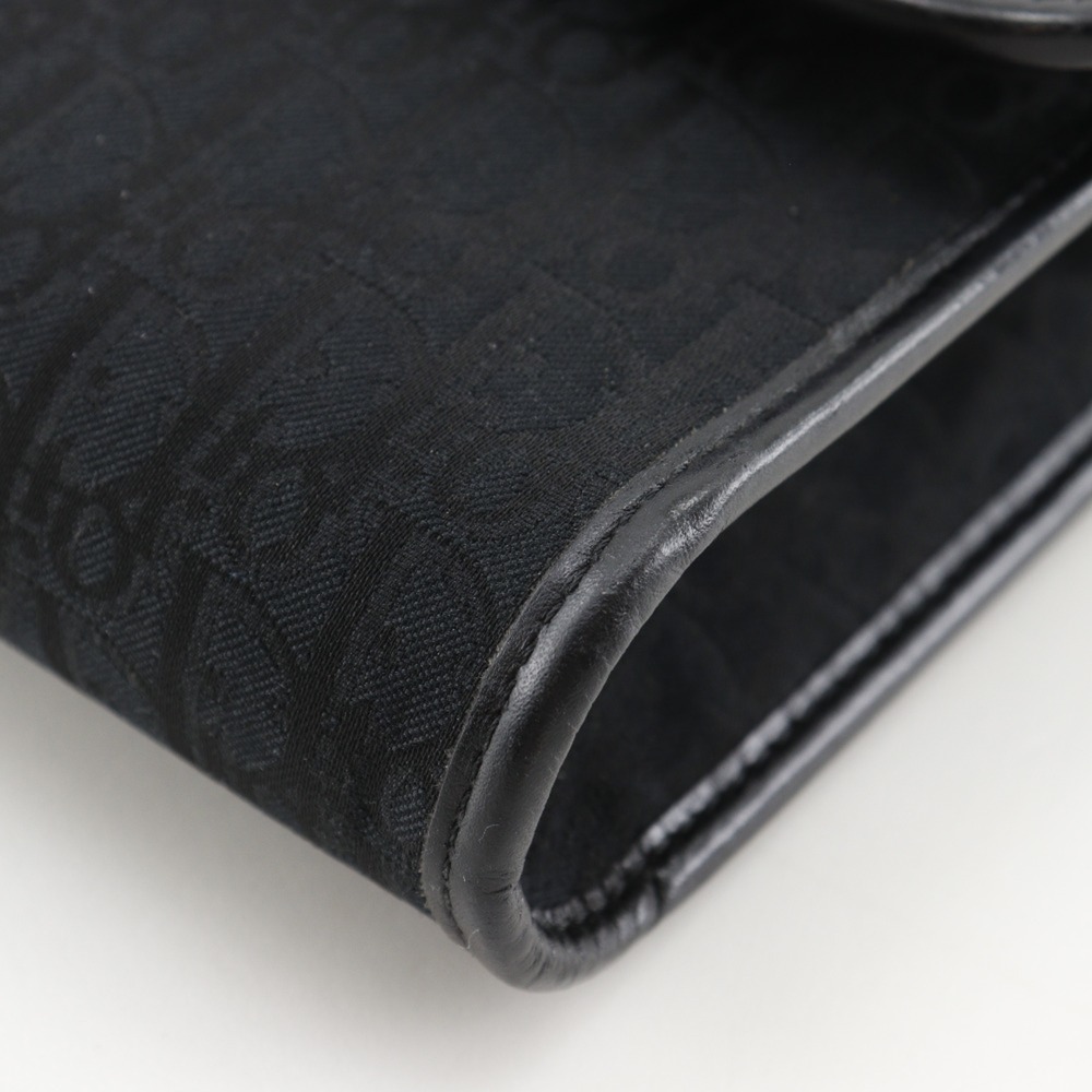 CHRISTIAN DIOR Vintage Black Canvas Shoulder Bag - Picture 5 of 16